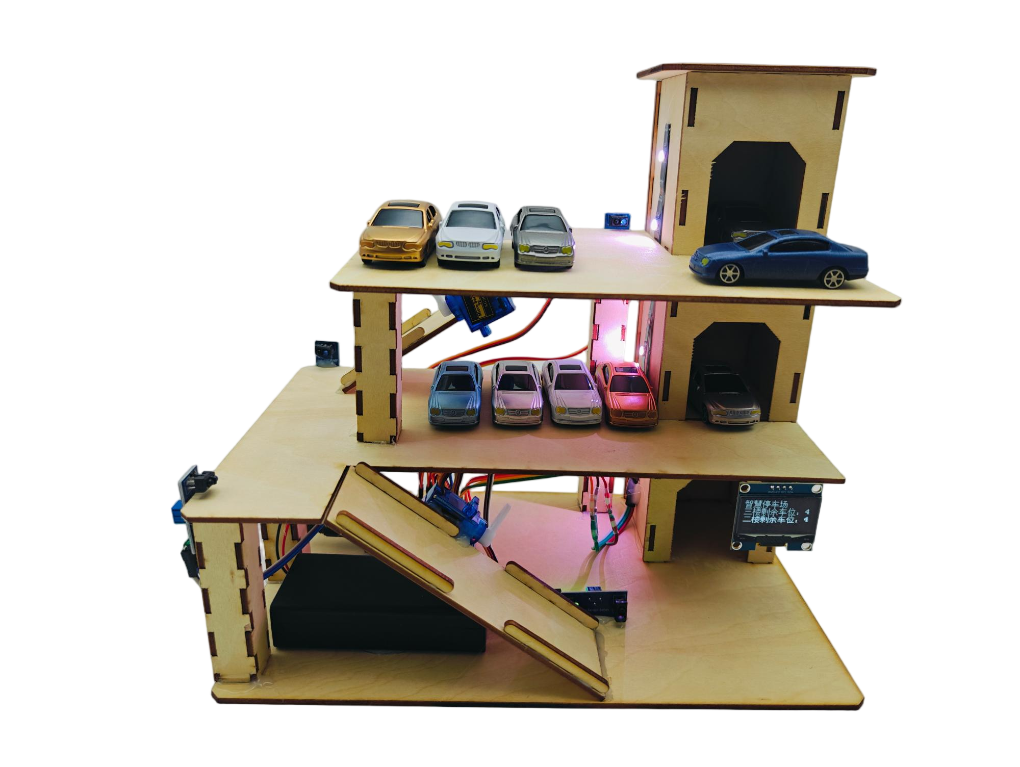 智能引导可视化停车场